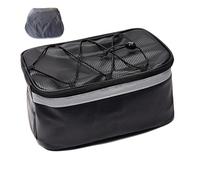 mophrati Waterproof Bike Rear Rack Bag Multifunctional 7 Litre Panniers Bag for Mountain Road Bicycle 7 Litre Large Capacity, +Rain Cover