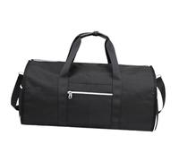 mophrati Waterproof Portable Garment Duffel Pouch Lightweight and Stylish Easy to Carry Around for Various Activities Holiday Business Trip Weekend Bag Suit Travel Bag, Black, 55x29x30cm