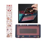 mophrati Waterproof Wall Mounted Phone Holder For Showers Offering High Perspective Clarity And Sensitivity For Fun Activities Change Songs Sensitive Touchable Screen0.25mm Flexible Screen