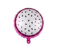 mophrati Wedding Balloons Home Decors Fruit Shape Party Fitting Aluminum Foil Decorative Supply Ornaments Marriage Balloon, Pitaya