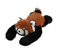 mophrati Weighted Panda Toy Realistic Sloth Teddy For Peaceful Bedtime Routines Weighted Sloth For Machine Washable Panda Plush Soft Fabric Realistic Appearance, Red, 30cm