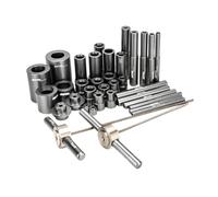 mophrati Wheel Hub Installation Tools Bearing Press Set Lightweight Aluminum Alloy Bike Repair Tool Kit For Easy Bearing Installation Bike Wheel Removal Tool Kit Driver