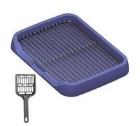 mophrati Which Is Sturdy Dog Toilet Indoor Outdoor Small Blue 47x36x5.5cm