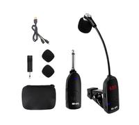 mophrati Wireless Mic Receiver Transmitter System For Saxophone With High Sensitivity Pickup And Clip On Feature For Musicians Professional Sax Microphone Instrument Accessory