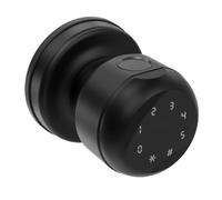 mophrati With Ease Smart Door Knob With 4 Intelligent Unlocking Methods Fingerprint Door Lock Alloy Biometric Lock, black