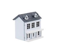 mophrati Wood 1:12 Doll Home Adorable Colorful Simulation Decorative Removable Washable Replacement Realistic Toy Resident Model , Blue