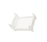 mophrati Wood Baby Newborn Infant Photography Prop Decorative Solid Color Nonslip Easy Matching Replacement Bed Ornament, White