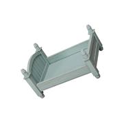 mophrati Wood Baby Newborn Infant Photography Prop Decorative Solid Color Nonslip Easy Matching Replacement Bed Ornament, Sky Blue