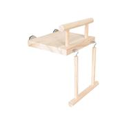 mophrati Wooden Platform Stand Bird Cage Toys Secure Area Provides Stability And Freedom To Play Chew And Exercise Happily Bird Wooden Platform Stand Cage Toys