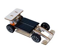 mophrati Wooden Science Kits Toy Engaging Fun Learning Experience For Enthusiastic Young Learners Mini Solar Car Toy Model DIY Kits Experiment. All Pieces Is Made Of Wood