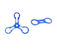 mophrati Y-Shaped Wrench Maintaining Device Quick Release High Strength Workmanship Simple for Operation Repairing Tool Metal Spanner, Y-Shaped+8T/12T