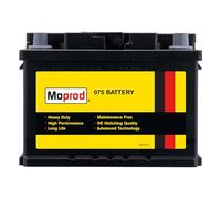 Moprod 075 Group 075 12 V Car Battery - High CCA, OEM-Quality, AGM Start-Stop Compatible, 65ah, black