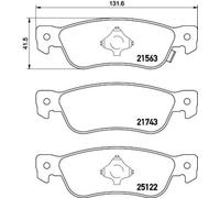 MOPROD MDP1163 Brake Pad Set FIT ISUZU TROOPER SAME DAY DISPATCH