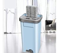 Mops Flat Without Washing Hands Self-extruding Lazy Magic Floor with Bucket for Cleaning Match Spin Head and Nozzle