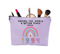 MOPZIJA Women's Cosmetic Bag, 31st Birthday Makeup Bag, Makeup Bag, Portable Makeup Bag, Multi-Purpose Makeup Bag, Gifts for 31st Birthday Women, Best Friends and Bridesmaids