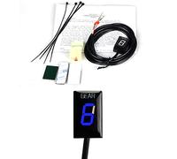 MOQIAOSEIKO Motorcycle Gear Indicator Speed Gear Digital Display Compatible with Honda NC700 XL CTX700 CB1100 VT400 CB400SF CBR650F CB650F Motorcycle 1-6 Level Ecu Plug Mount Speed