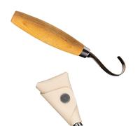 Mora 164S - LEFT HANDED - Stainless Steel spoon carving tool hook and Mora pouch