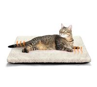 Mora Pets Self Heating Cat Bed Heated Cat Blanket Self Warming Pet Pad Thermal Pet Mat Blanket for Indoor Outdoor Pets Extra Warm Kitten Pad with Removable Cover Non-Slip Bottom Washable 61 x 45cm