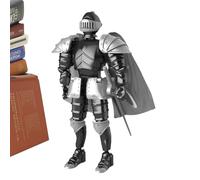 Morable Knight Figures - Medieval Knight Action Figure | Knight Collection Full Figure Mobile 3D Printed, Desk Decoration Medieval Statues, Exquisite Multi-Jointed Figurine From Co