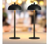 Moragin 2 Pack Led Cordless Table Lamps Rechargeable,Table Lights Battery Operated-IP65 Waterproof-for Outdoor Patio/Restaurants/Home/Dinner/Table top Lighting-Rechargeable Touch Lamp