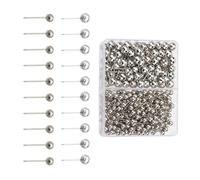 Morain 200/500/900Pcs 4mm Round Head Sewing Pins With Storage Box Color Coded Dressmaking For Quilting And Pattern Making Color Coded Fabric Holding