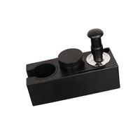 Morain Adjustable Coffee Press Station With Leveling Base ABS Metal Construction For Professional Brewing Tamper Stand Tamper And Leveling Tool