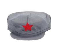 Morain Adult Chinese Army Hat Vintage Hat With Special Five Pointed Star For Historical Reenactments And Collectors Chinese Army Red