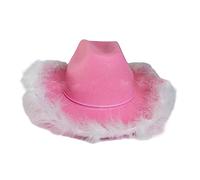 Morain Bachelorette Party Cowgirl Cap Bride Cowboy Hat Women Bridal Party Furry Brimmed Hat Girls Carnivals Cosplay Props Fashion Stylish