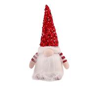 Morain Christmas Decorations With LED Light Sequins Scandinavian Tomtes Tabletop Faceless Doll Swedish Gnomes Ornaments Faceless Doll