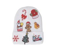 Morain Christmas Knit Hat For Holiday Event SantaClause Hat For Adult Children Festival Warm Skull Knit