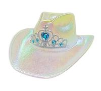 Morain Cowboy Hat Colorful Cowgirl Hat Bachelorette Party Sparkly Cowboy Disco Bridal Party Disco