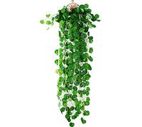 Morain Fakes Hangings Plant Artificial Hangings Plant Elegant & Greeneries Suiatble For Indoor & Outdoor Decoration Fake Wall Decor Wedding Party Decor