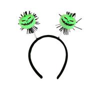 Morain Halloween Headband Skull Bat Specter Headwear Glow In Dark Hair Hoop For Halloween Headpiece Party Supplies Pumpkin Headband Toddler