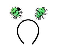 Morain Halloween Headband Skull Bat Specter Headwear Glow In Dark Hair Hoop For Halloween Headpiece Party Supplies Pumpkin Headband Toddler