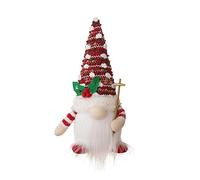 Morain Knitted Dot Hat Doll Faceless Rudolph Doll Cloth Toy For Christmas Party Holiday Christmas Snowman Knitted Dot Hat Snowman