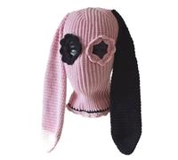 Morain Oversized Hat For Halloween New Year Winter Party Decorations Festive Stage Shows Long Ear Cute Headdress Crocheted