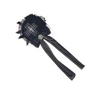Morain Retro Halloween Headwear With Rose Side Clip Lace Top Hat Barrette Headpieces For Cosplay And Party Enthusiasts Rose Side Clip Barrette
