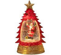 Morain Winter Snow Globes Nightlights With Glowing Christmas Tree Decoration For Bedroom Or Living Room Holiday Snow Globes With Christmas Tree