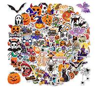 MORAINJAY 100pcs Halloween Stickers for Gift Wrapping, Halloween Theme Water Bottle Stickers for Kids,Teens Boys Girls, Halloween Vinyl Stickers for Halloween Party Decoration,Laptop,Skateboard