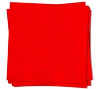 MORAINJAY 20Pcs Party Napkins,Red Napkin for Birthday,6.5inch Birthday Serviettes Party Tableware,Solid Color Table Decors for Birthday,Wedding,Picnic,Red Party Supplies for 16 Guests