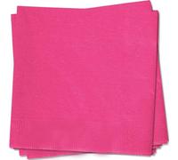 MORAINJAY 20Pcs Party Napkins,Rose Red Napkin for Birthday,6.5inch Birthday Serviettes Party Tableware,Solid Color Table Decors for Birthday,Wedding,Picnic,Rose Red Party Supplies for 16 Guests