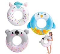 MORAINJAY 3Pcs Swimming Ring for Kids 6-12,76CM/30″ Inflatable Pool Float for Swimming Pool,Summer Water Toys for Swimming Pool,Durable Rubber Ring for Summer Beach Pool Water Party(59266)