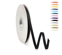 MORAINJAY Black Ribbon 6mm Satin Ribbons Roll Fabric Thick for Gift Wrapping : 95M,Perfect for Balloons,Wedding,Flower Bouquets,Cake,Halloween Christmas Holiday Gifts Party Decorations