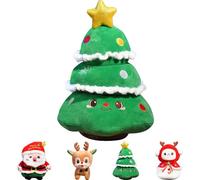 MORAINJAY Christmas Plush Toy,9in Xmas Tree Plush Pillow Toy for Kids,Cute Christmas Tree Stuffed Doll,Soft Toy Stuffed Animal Toys Gift for Girls Boys,Winter Holiday Decor,Christmas Stocking Fillers