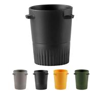 MORAINJAY Magnetic Coffee Dosing Cup,Fits 51/53mm Portafilter,Barista-Grade Precision Measuring Tool for Espresso Beans&Grounds,4 Colors,Shatterproof&Portable Coffee Accessory(Black)