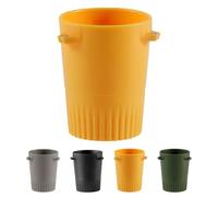 MORAINJAY Magnetic Coffee Dosing Cup,Fits 51/53mm Portafilter,Barista-Grade Precision Measuring Tool for Espresso Beans&Grounds,4 Colors,Shatterproof&Portable Coffee Accessory(Yellow)