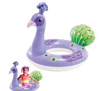 MORAINJAY Peacock Swimming Ring for Kids 3-6,58CM/22.8″ Inflatable Pool Float for Swimming Pool,Summer Water Toys for Swimming Pool,Durable Rubber Ring for Summer Beach Pool Water Party