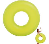 MORAINJAY Swimming Rings for Adults,Yellow Transparent Inflatable Pool Floats for Age 12+,91cm/36″ Pool Float Swim Tubes Giant,Summer Swimming Pool Water Beach Toys,Pool Party Decorations,Summer Gift