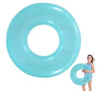 MORAINJAY Swimming Rings for Kids Age 6-12,Blue Transparent Inflatable Pool Floats Rubber Ring,76cm/30″ Swim Tubes,Summer Swimming Water Beach Toys,Pool Party Decorations,Summer Gift for Kids