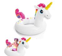 MORAINJAY Unicorn Swimming Ring for Kids 3-6,58CM/22.8″ Inflatable Pool Float for Swimming Pool,Summer Water Toys for Swimming Pool,Durable Rubber Ring for Summer Beach Pool Water Party